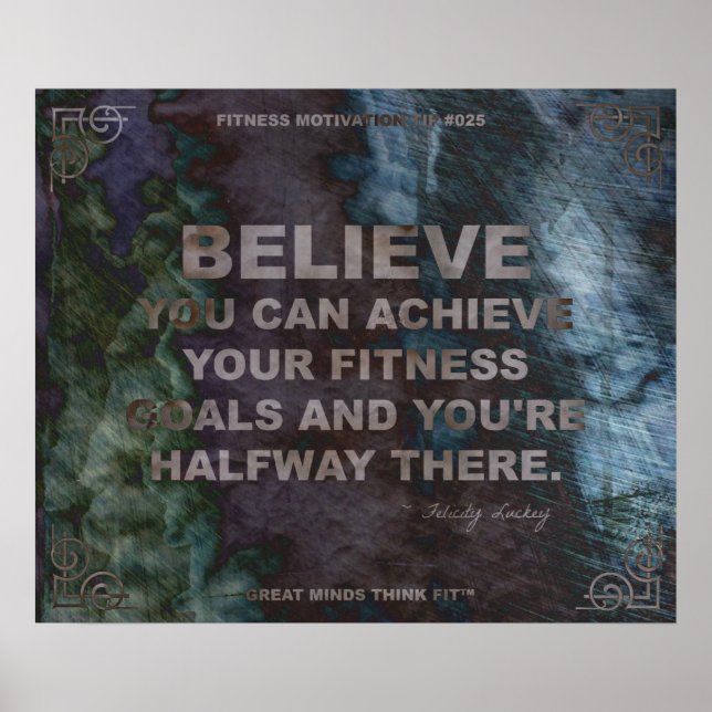 Motivational Poster for Fitness Quote #025 (Front)