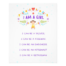 Motivational Poster for Kids Room, Nursery Decor