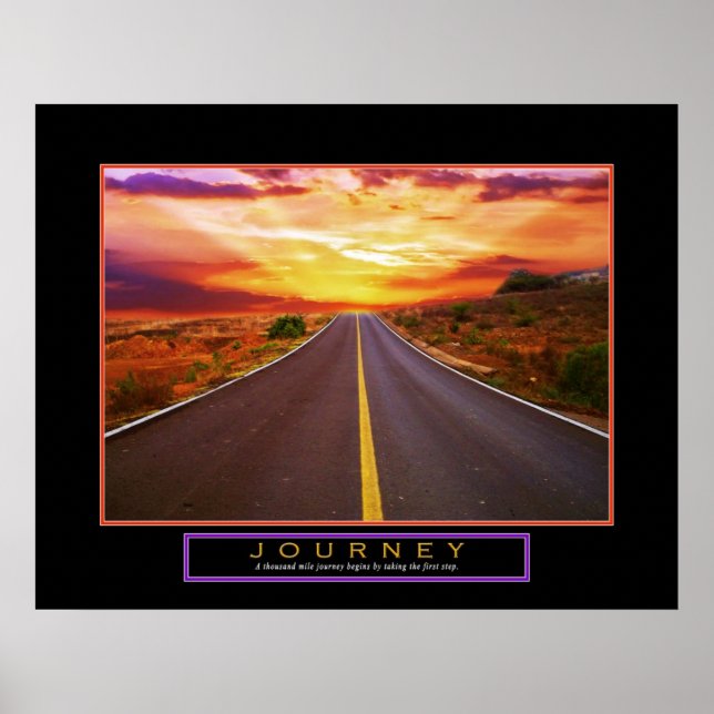 Motivational Poster "Journey" 22"x28" (Front)