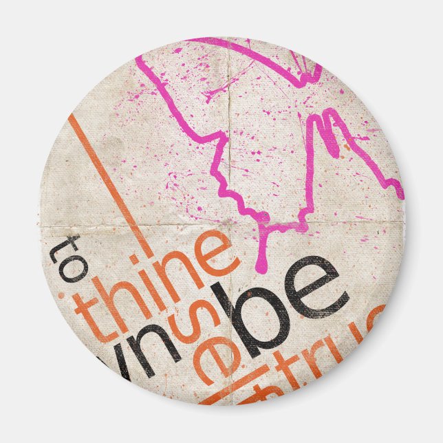 Motivational Poster Magnet (Front)