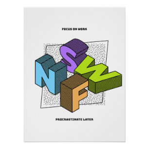 Motivational Poster Office Decor Bold Quote