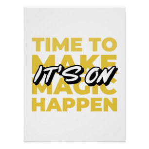 Motivational Poster Typography Gym Focus