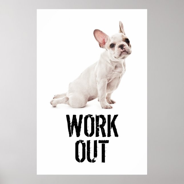 Motivational Poster: Work Out! Poster (Front)