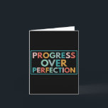 Motivational Progress Over Perfection Back To Scho Card<br><div class="desc">Motivational Progress Over Perfection Back To School Teacher</div>