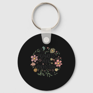 Motivational Progress Over Perfection Back To Scho Key Ring