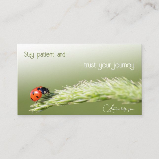 Motivational Psychologists and Psychotherapists Business Card (Front)