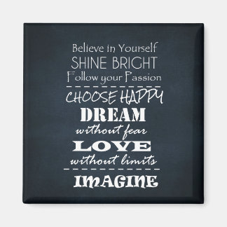 Motivational Quote Affirmations Magnet