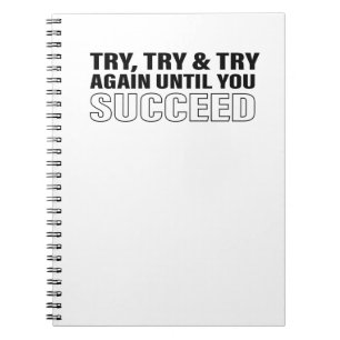 Motivational Quote Art Success Life Tips Quote Notebook