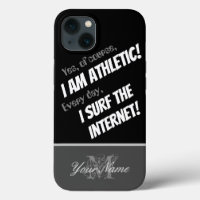 Motivational quote: Athletic internet surfer!