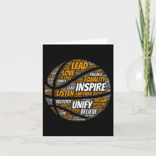 Motivational Quote Basketball Inspiring Words  Card