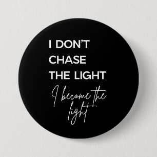 Motivational Quote Black Background 7.5 Cm Round Badge