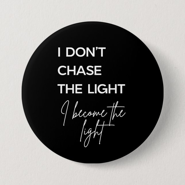 Motivational Quote Black Background 7.5 Cm Round Badge (Front)