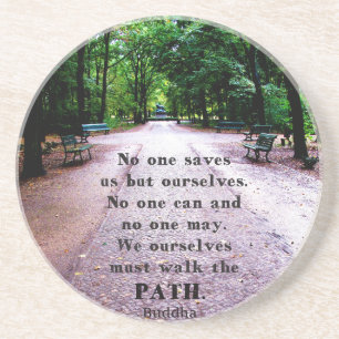 Motivational Quote Buddha inspirational Coaster