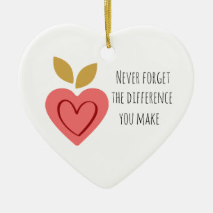 Motivational quote Christmas family photo Ceramic Ornament