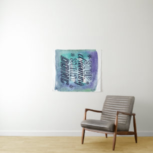 Motivational Quote Design for Achievers  Tapestry