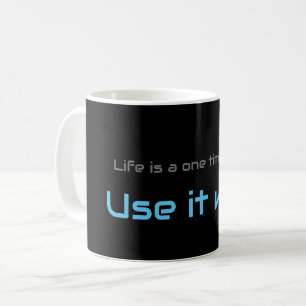 Motivational quote for your everyday mental health coffee mug