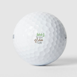 motivational quote golf balls