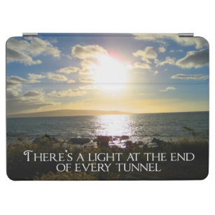 Motivational Quote Light at the End of the Tunnel  iPad Air Cover