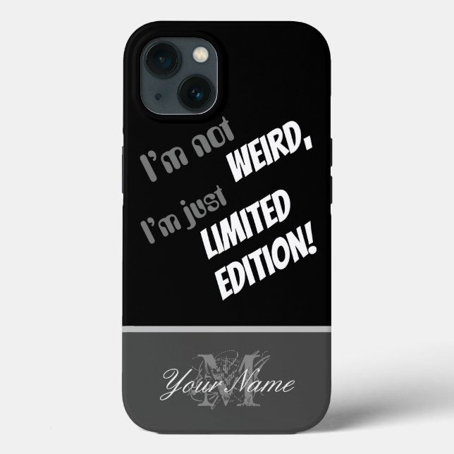 Motivational quote: Limited edition! Case-Mate iPhone Case (Back)