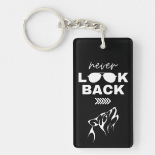 Motivational Quote Metal Keyring