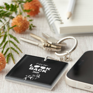 Motivational Quote Metal Keyring