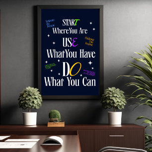 Motivational Quote – Minimalist Inspiration Poster