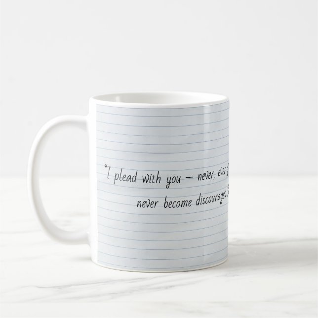 Motivational Quote Mug - Start Your Day Inspired (Left)