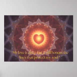 Motivational Quote on Love Poster