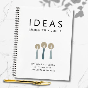 Motivational Quote Personalised Ideas Notebook