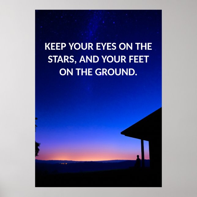 Motivational Quote Poster (Front)