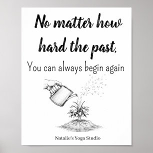 Motivational Quote Success Mental Health Poster
