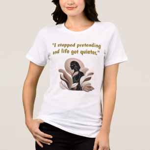 Motivational Quote T-Shirt Tri-Blend Shirt