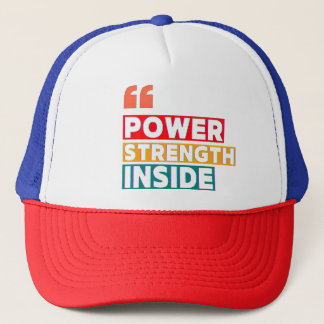 Motivational Quote T-Shirt Trucker Hat
