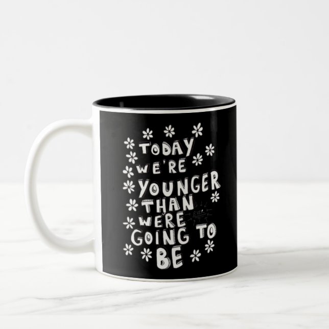 Motivational Quote Two-Tone Coffee Mug (Left)