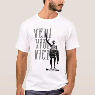 Motivational Quote Veni Vidi Vici Caesar Mens T-Shirt
