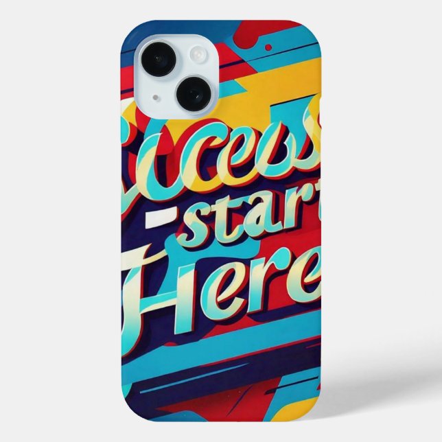"Motivational Quote Wall Art" Case-Mate iPhone Case (Back)