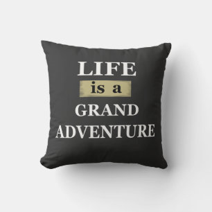 motivational quotes about life sayings cushion