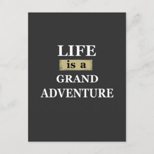 motivational quotes about life sayings postcard