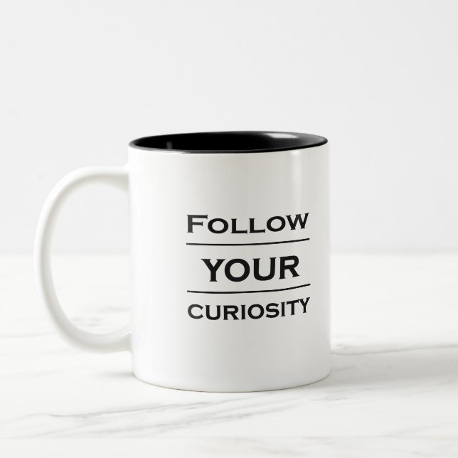 motivational quotes about life sayings Two-Tone coffee mug (Left)