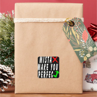 Motivational Quotes About Life Square Sticker