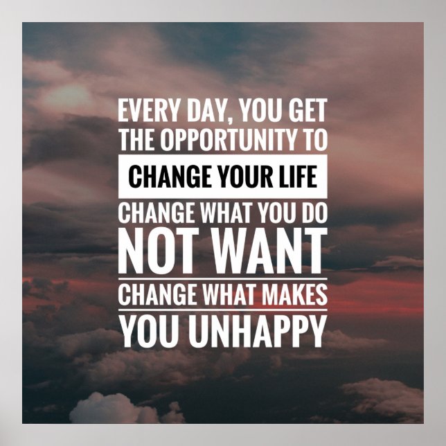 motivational quotes and achievement quotes poster (Front)