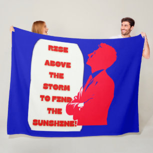 MOTIVATIONAL QUOTES Fleece Blanket
