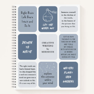 Motivational Quotes for Writers Personalised  Notebook