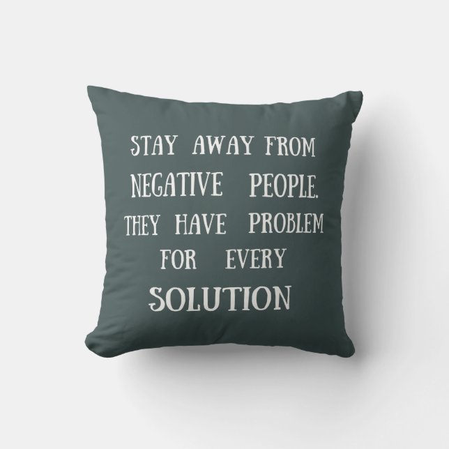 Motivational quotes funny life sayings cushion (Front)