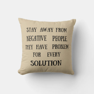 Motivational quotes funny life sayings cushion