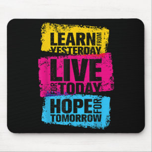 Motivational Quotes Novelty Graphic S & Cool D Mouse Pad