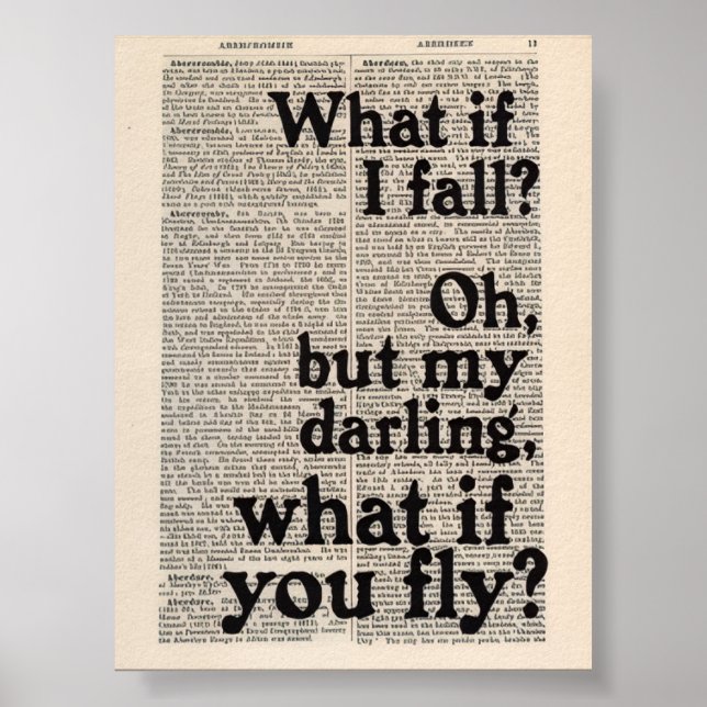 Motivational quotes room poster (Front)