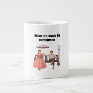 Motivational quotes t-shirt large coffee mug