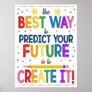 Motivational Rainbow Classroom Poster
