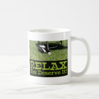 Motivational Relax Cat Me Time Fun Design Coffee Mug